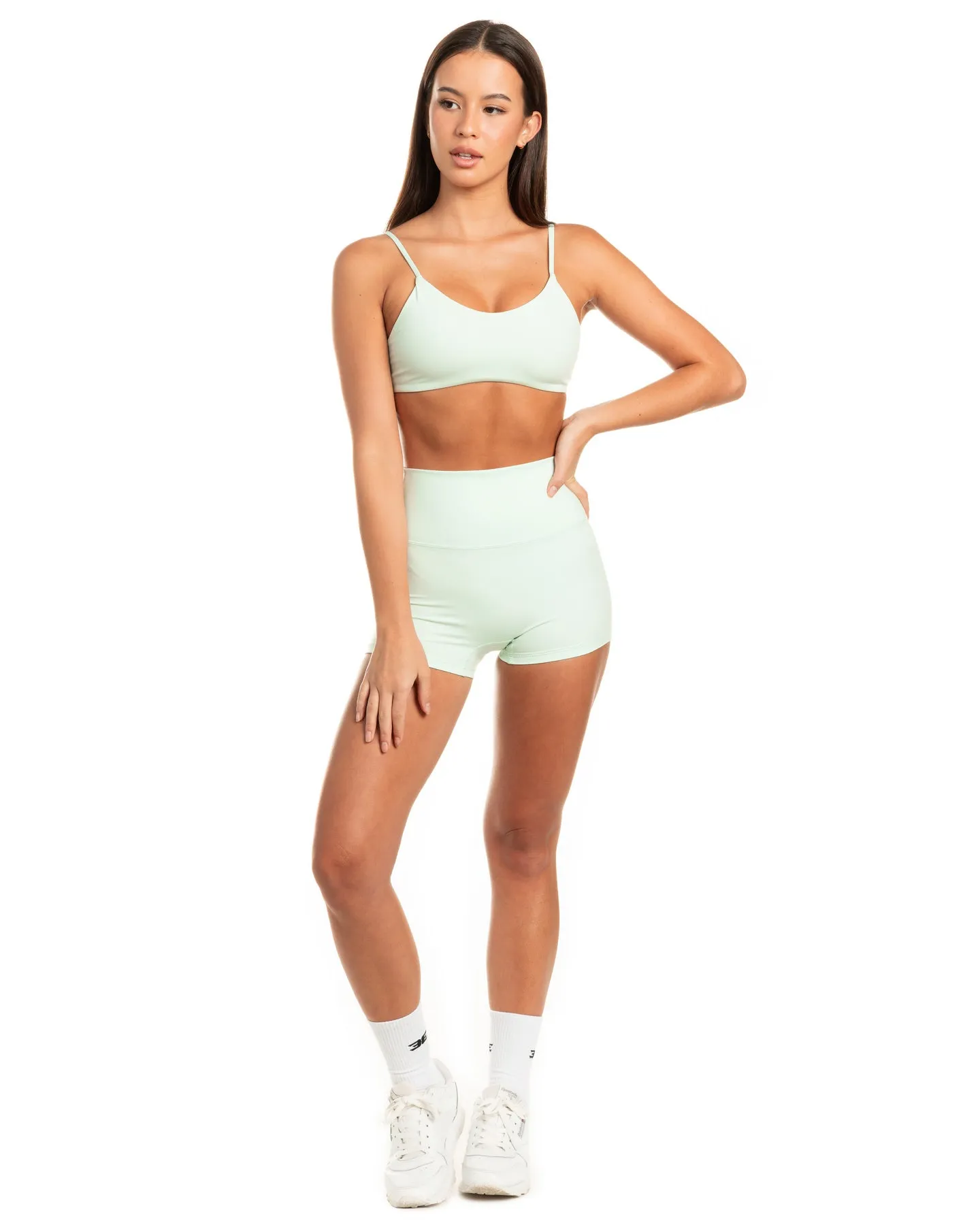 Aura SF Micro Shorts - Soft Jade