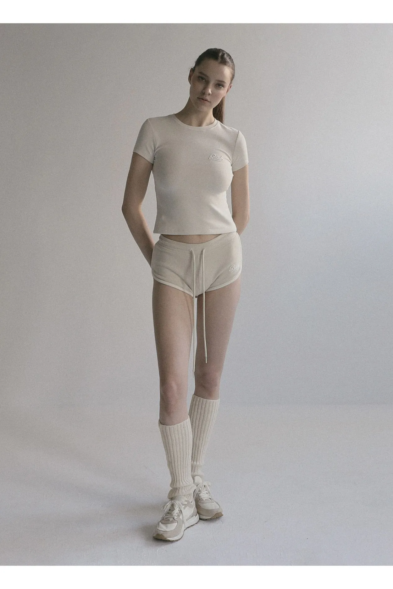 Badblood Beyond Soft Dolphin Shorts Cream