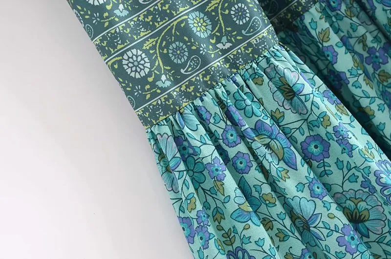 Boho Maxi Dress, Gown, Adrienne Oasis and Desert