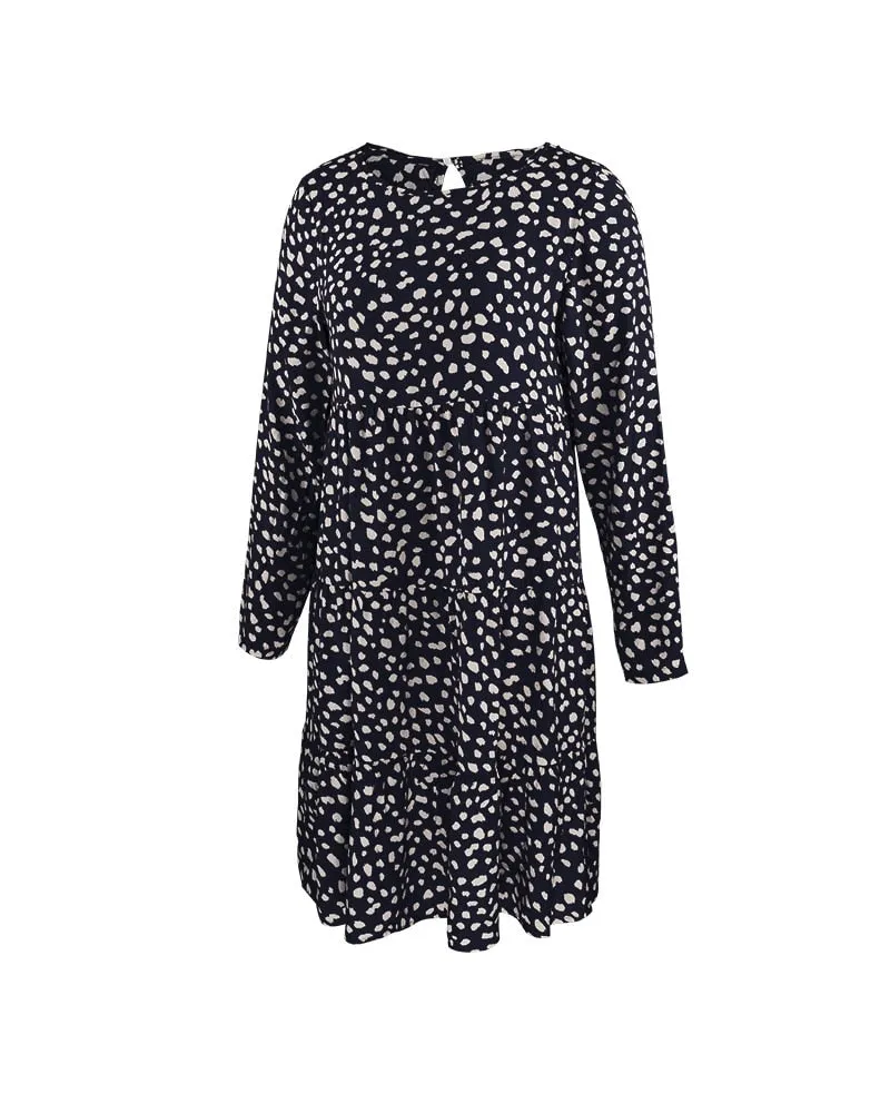 Boho Midi Dress, Ellie Black