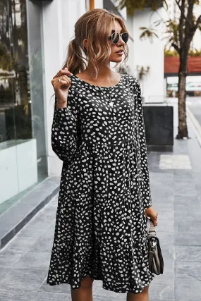 Boho Midi Dress, Ellie Black