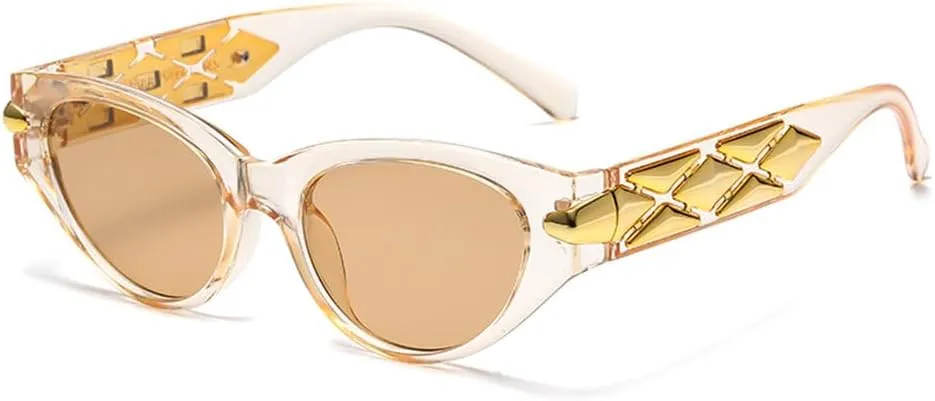 Cat Eye Sunglasses Woman Vintage Retro Sun Glasses Female Fashion Mirror Outdoor Shades UV400