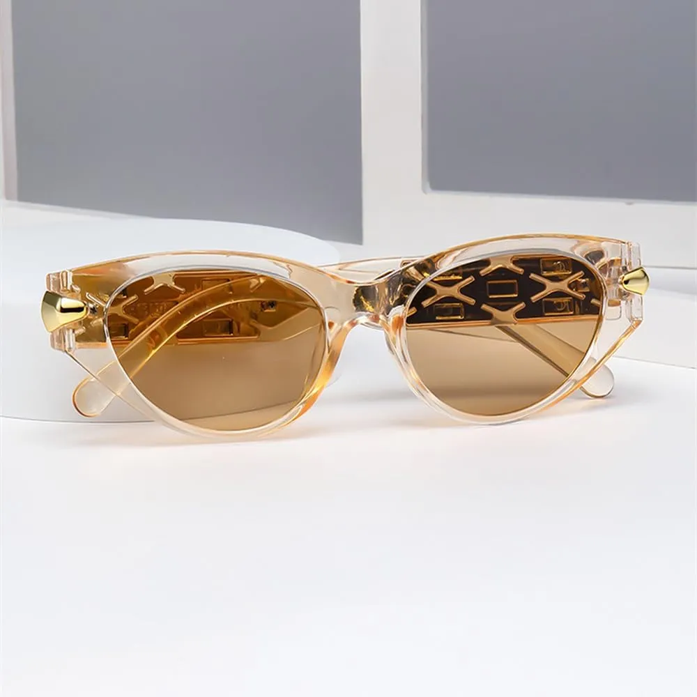 Cat Eye Sunglasses Woman Vintage Retro Sun Glasses Female Fashion Mirror Outdoor Shades UV400
