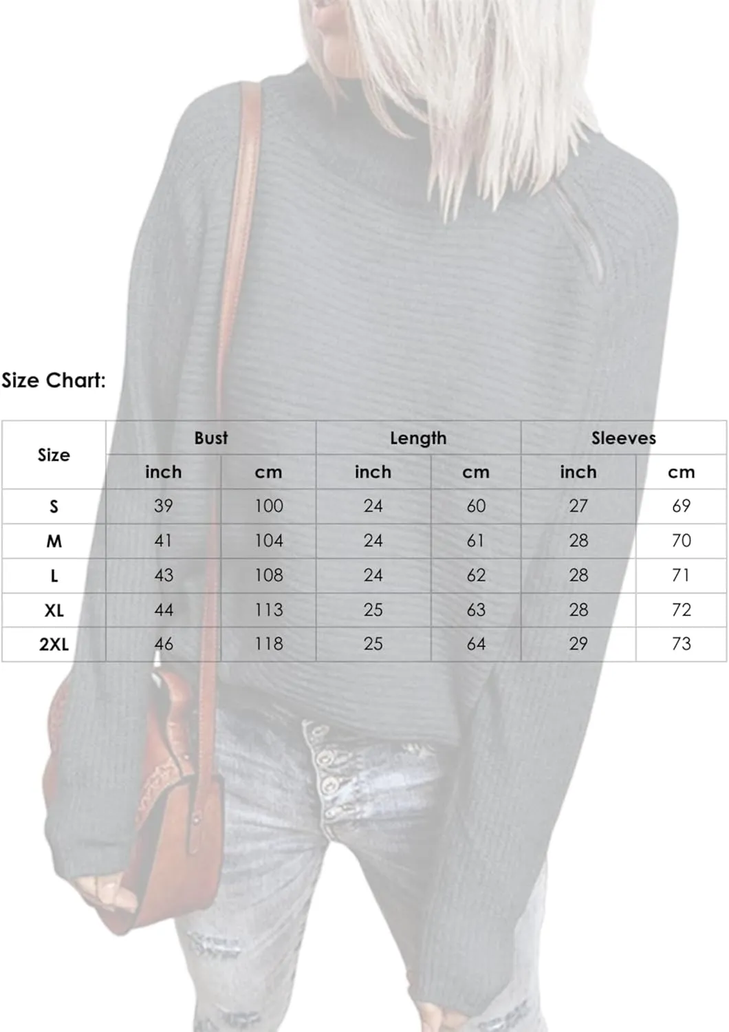 Chic Oversized Pullover Sweaters for Women Mock Neck Long Sleeve Womens Clothing and Turtle Necks Womens Tops