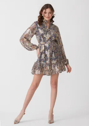 Classy Georgette Floral Printed Mini Dress - Women