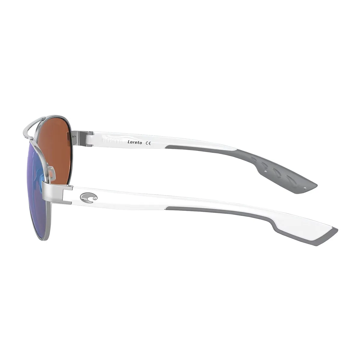 Costa Loreto Sunglasses Palladium w/ Copper Green Mirror 580G