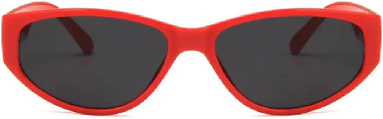 Fashion Small One Piece Sunglasses Women Vintage Cat Eye Sun Glasses for Female Punk Shades Uv400