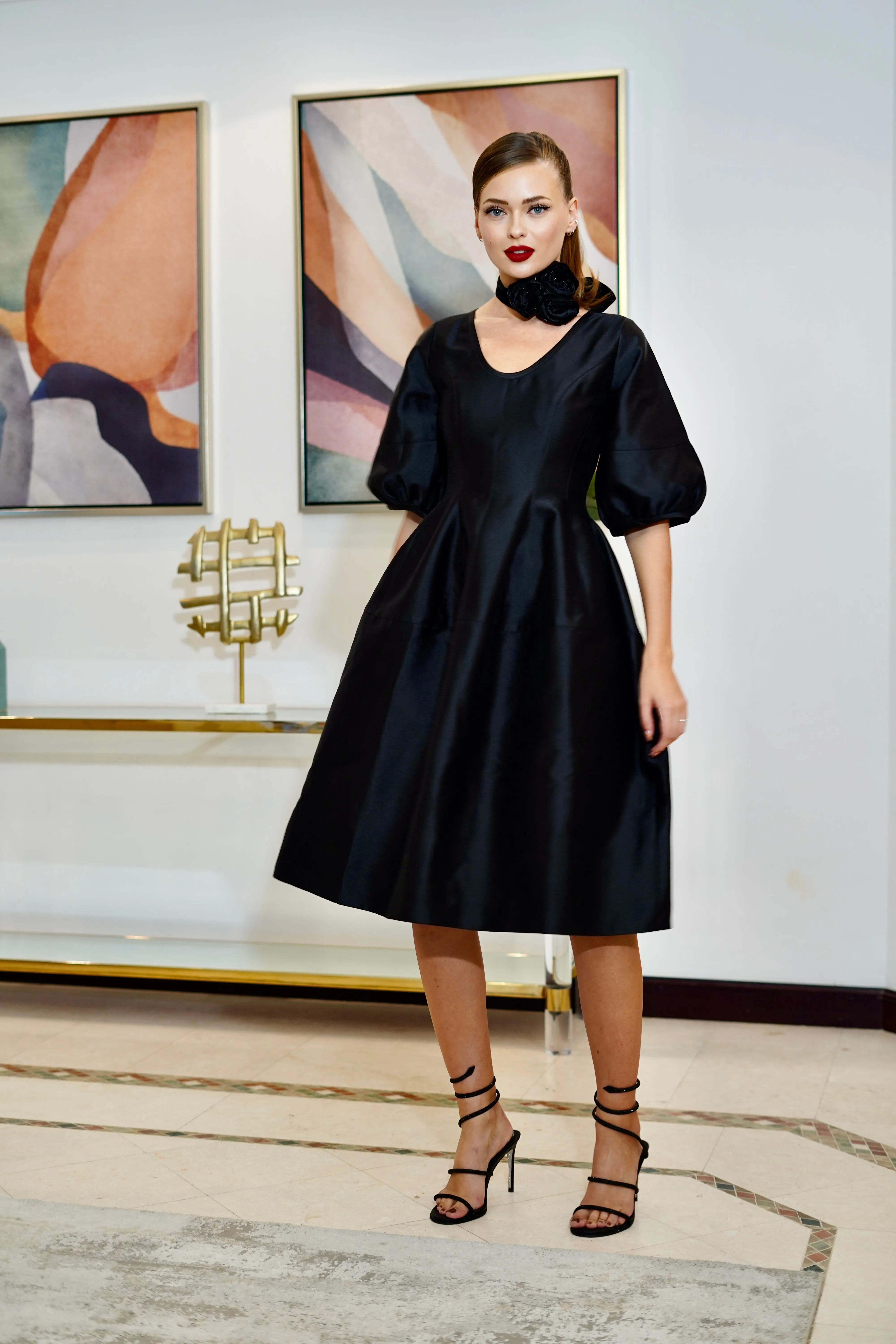 Hana Black Dress