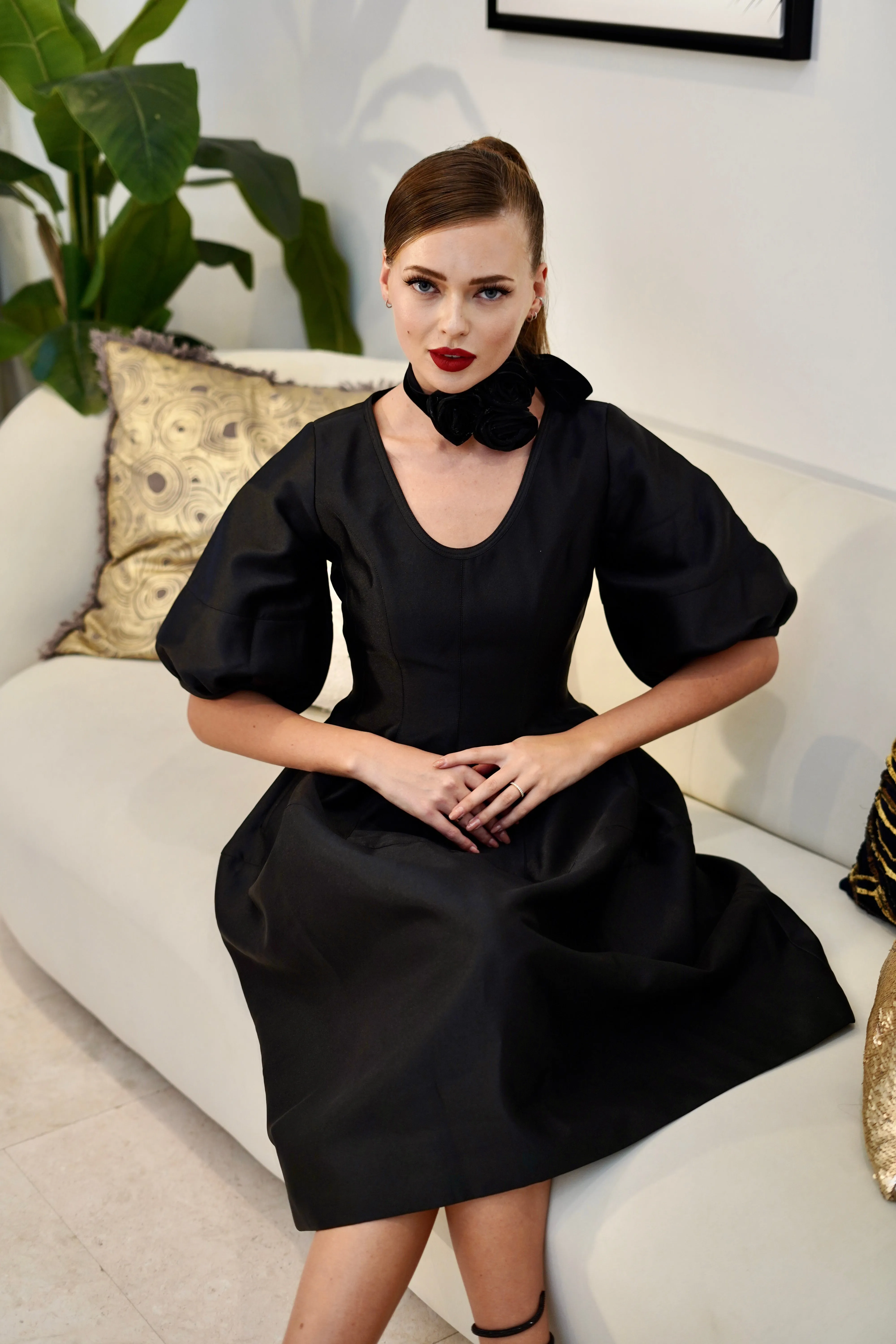 Hana Black Dress