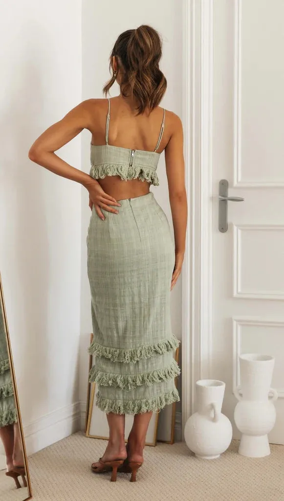 Harmony Split Midi Dress