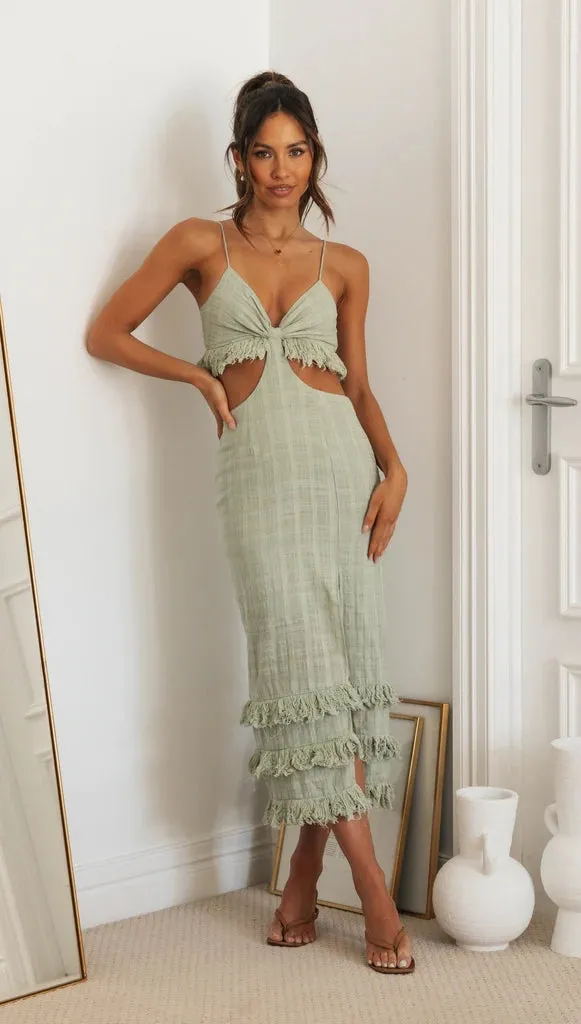 Harmony Split Midi Dress