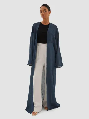 Hind Long Cardigan - Night Blue
