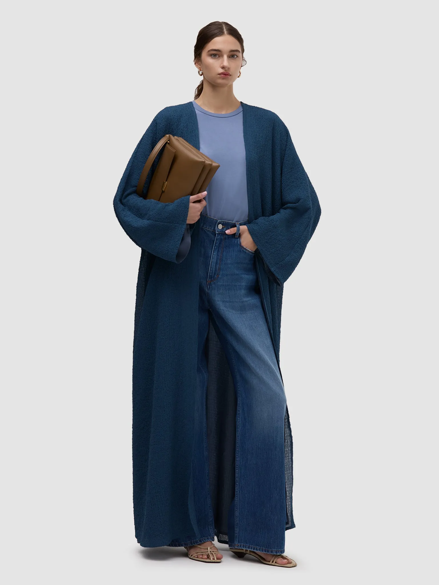 Hind Long Cardigan - Night Blue