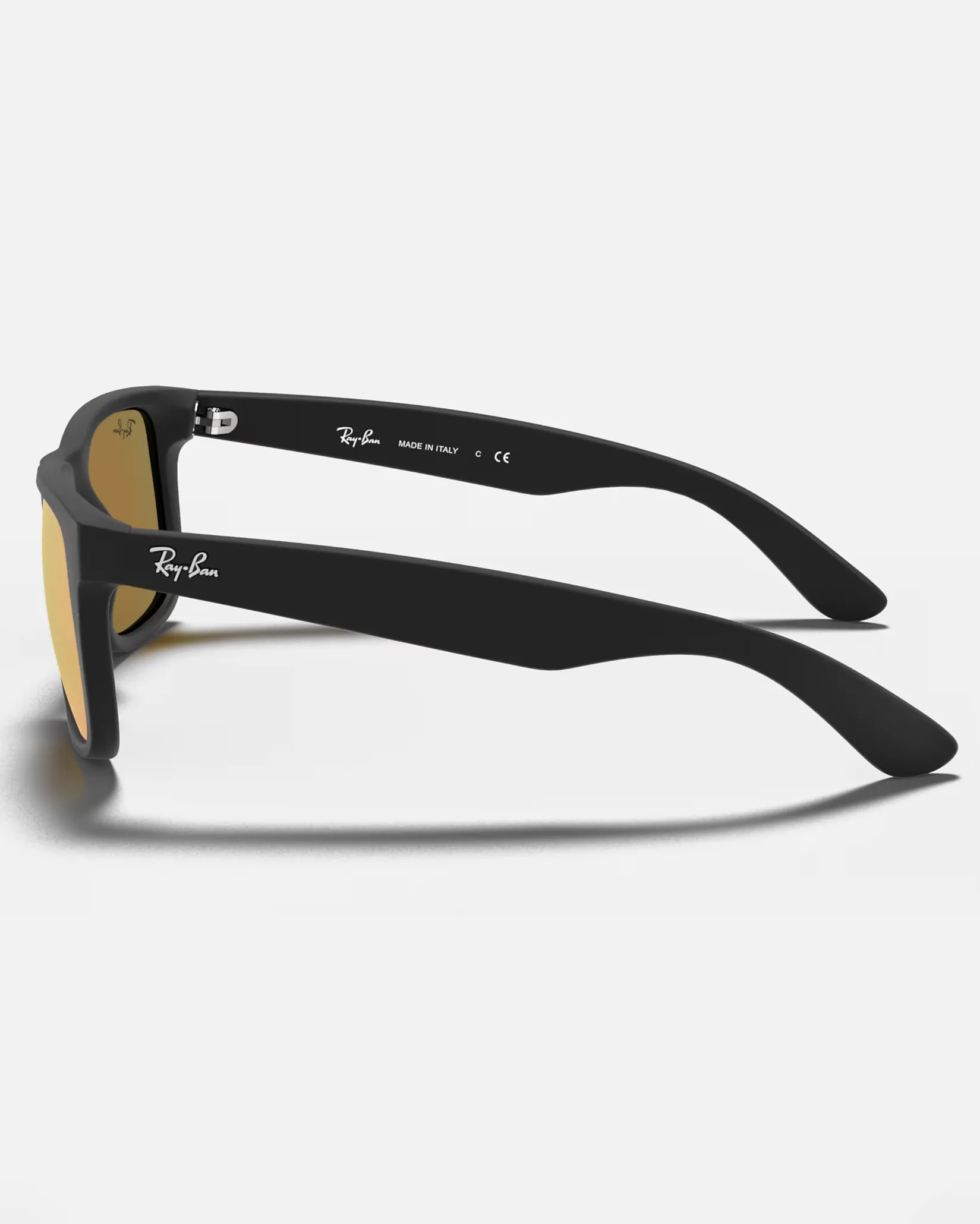 Justin Colour Mix Sunglasses in Matte Black & Red