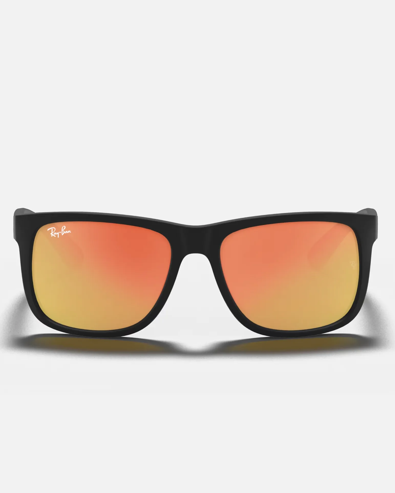 Justin Colour Mix Sunglasses in Matte Black & Red