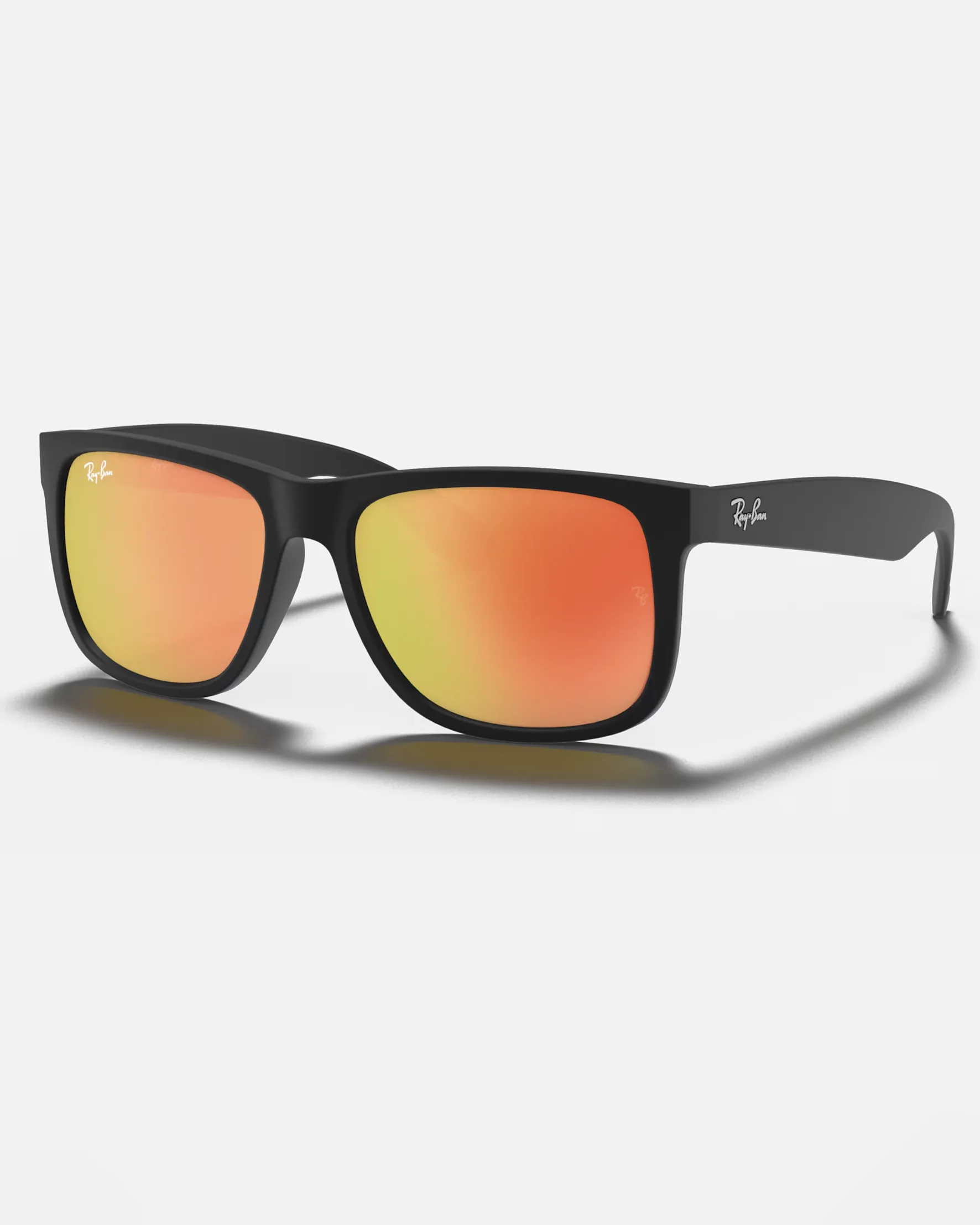 Justin Colour Mix Sunglasses in Matte Black & Red