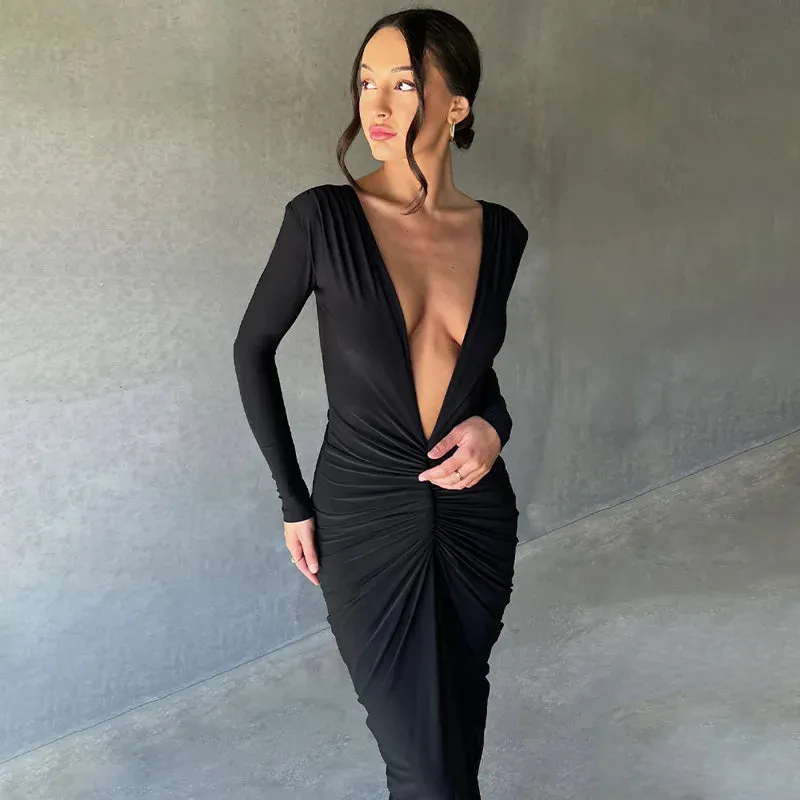 Let You Go Alone Maxi Dress