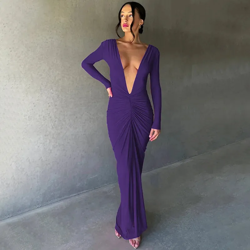 Let You Go Alone Maxi Dress