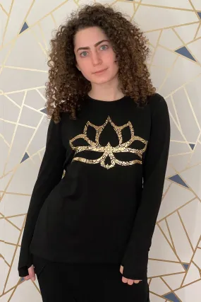 Long Sleeve Lotus Tee