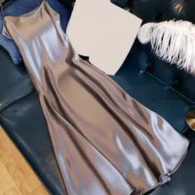 Margot - Stylish Satin Maxi Dress for Women
