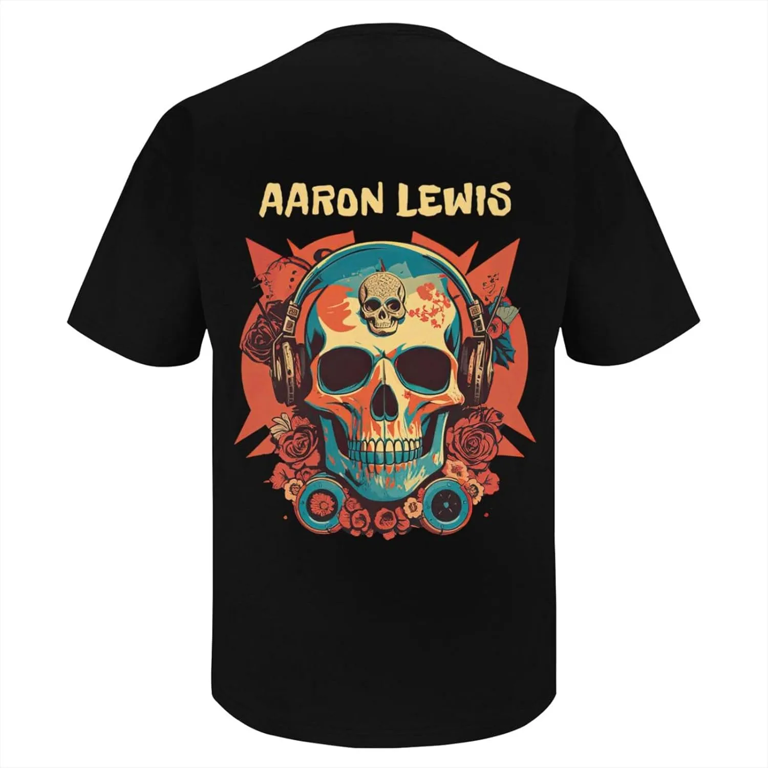 Men T Shirt Short Sleeve Crewneck Tee Summer Beach Tops Comfortable Cotton Shirt