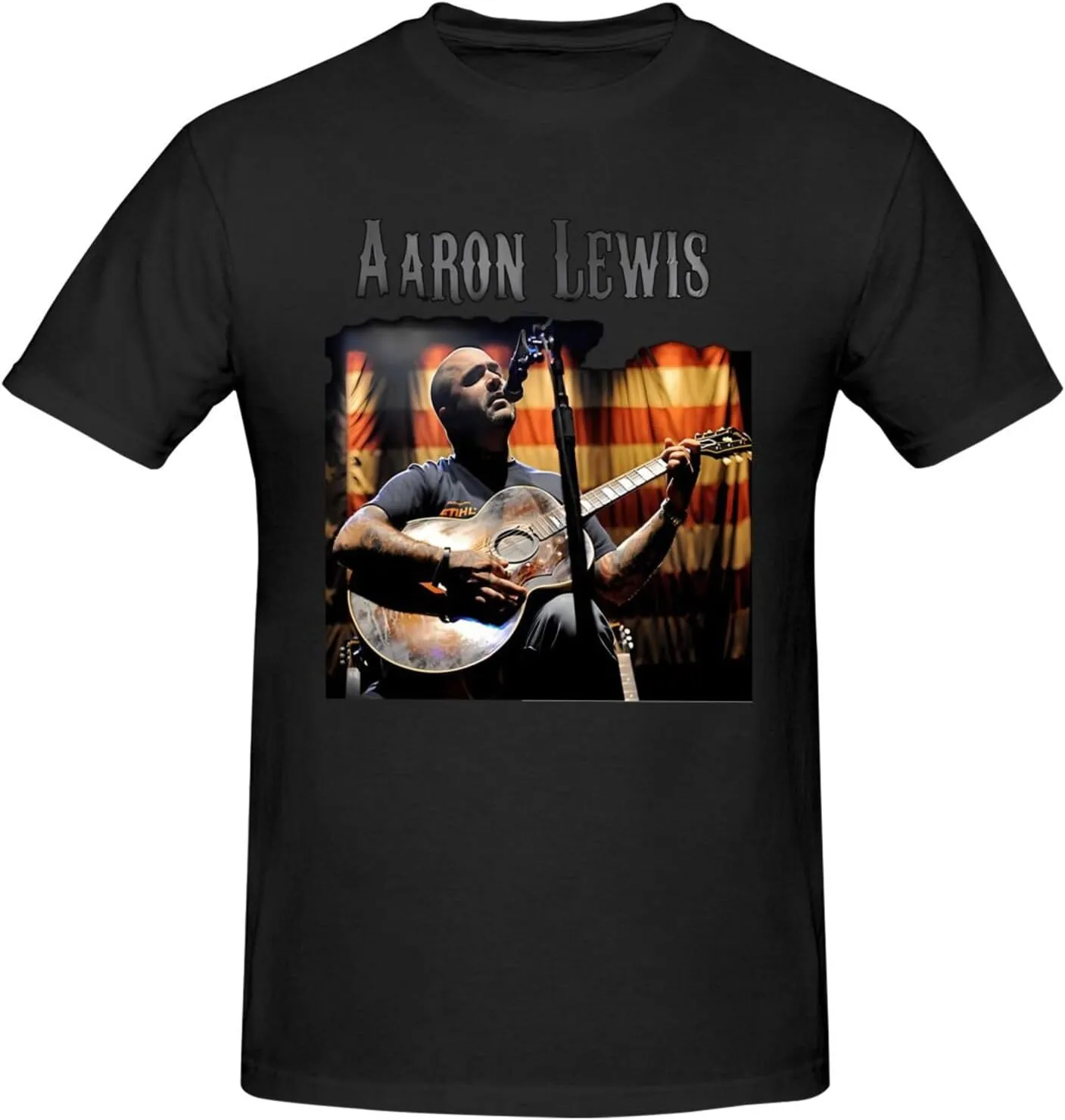 Men T Shirt Short Sleeve Crewneck Tee Summer Beach Tops Comfortable Cotton Shirt