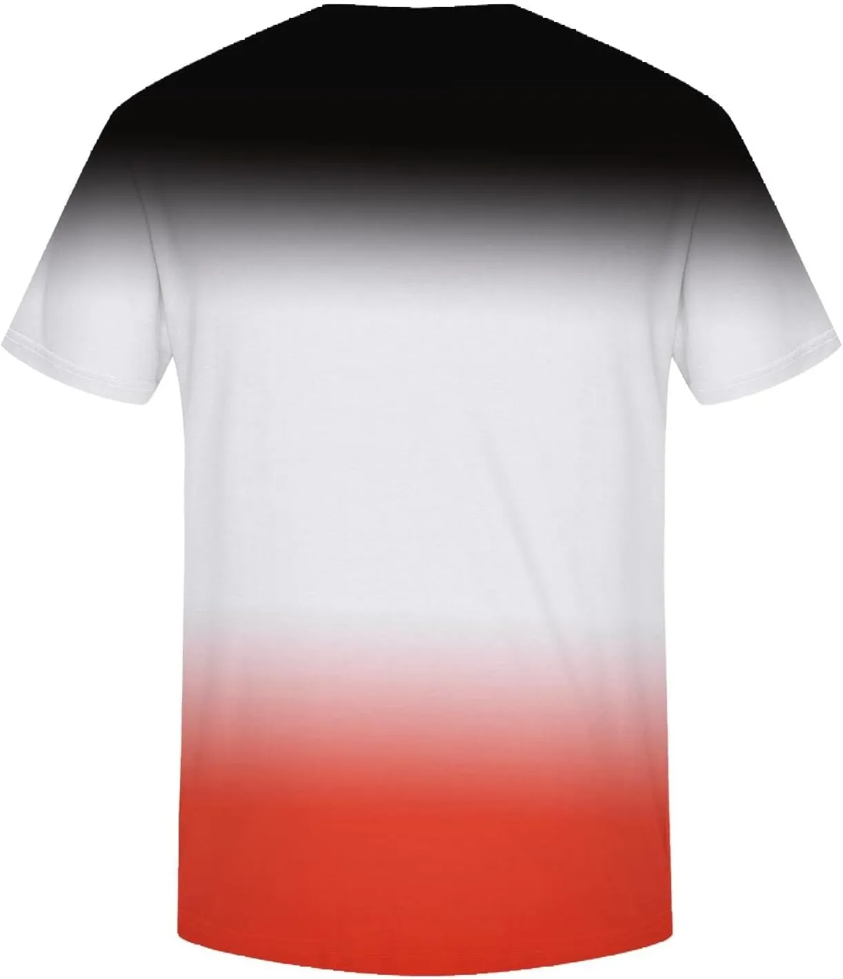 Men's Casual Gradient Color T Shirt Short Sleeve Crew Neck Loose Fit Comfortable Tee Stylish Dating Summer Top Big and Tall
