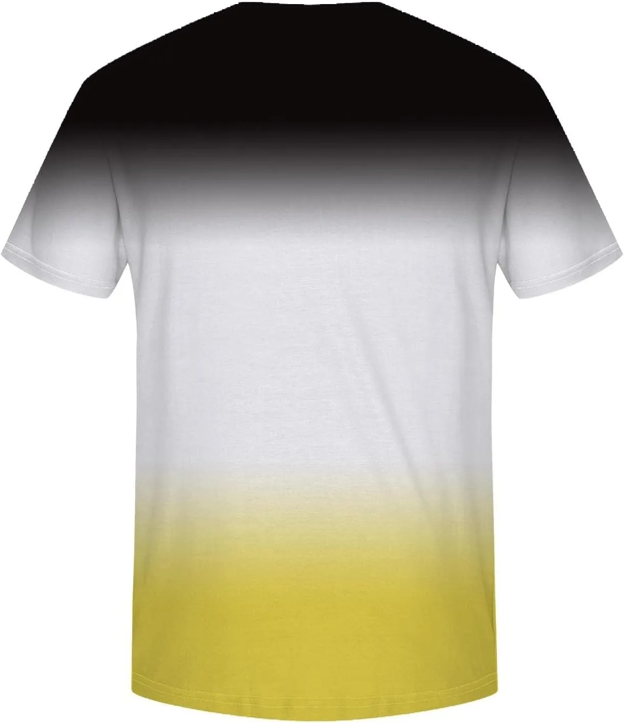 Men's Casual Gradient Color T Shirt Short Sleeve Crew Neck Loose Fit Comfortable Tee Stylish Dating Summer Top Big and Tall