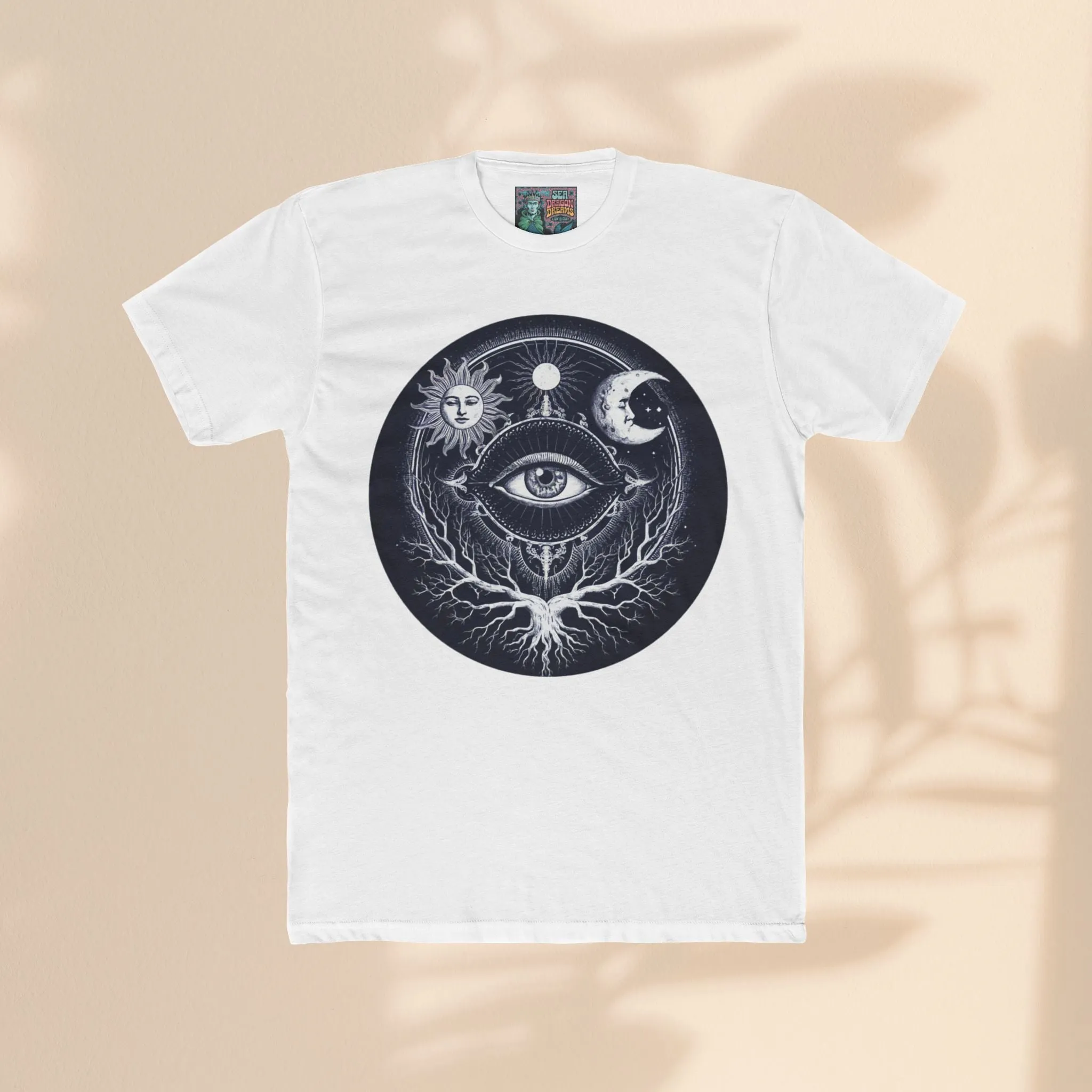 Men's Cotton Crew Tee - Sacred Eye