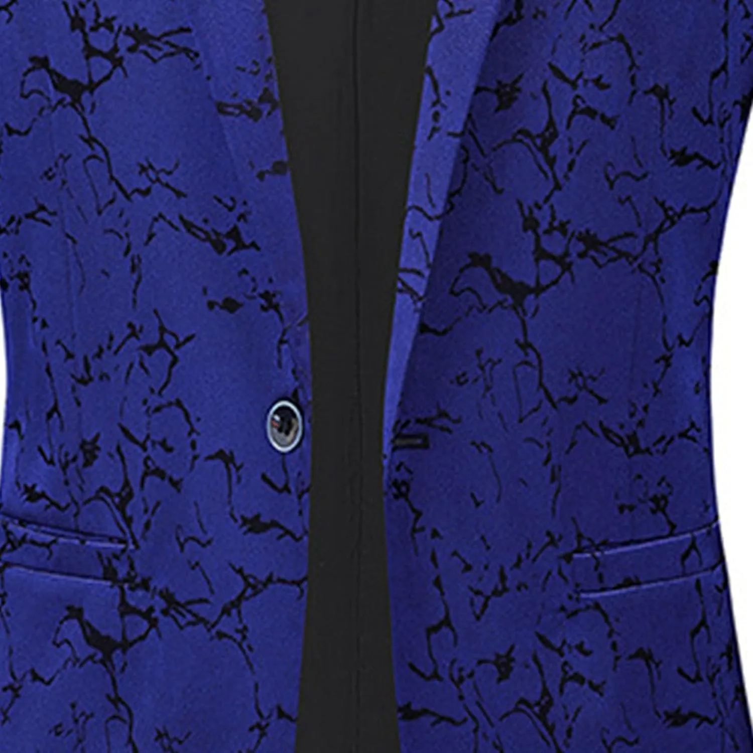 Men's Floral Tuxedo Suit Jacket Dress Dinner Party Prom Blazer Business Notched Lapel Slim Fit Stylish Jackets