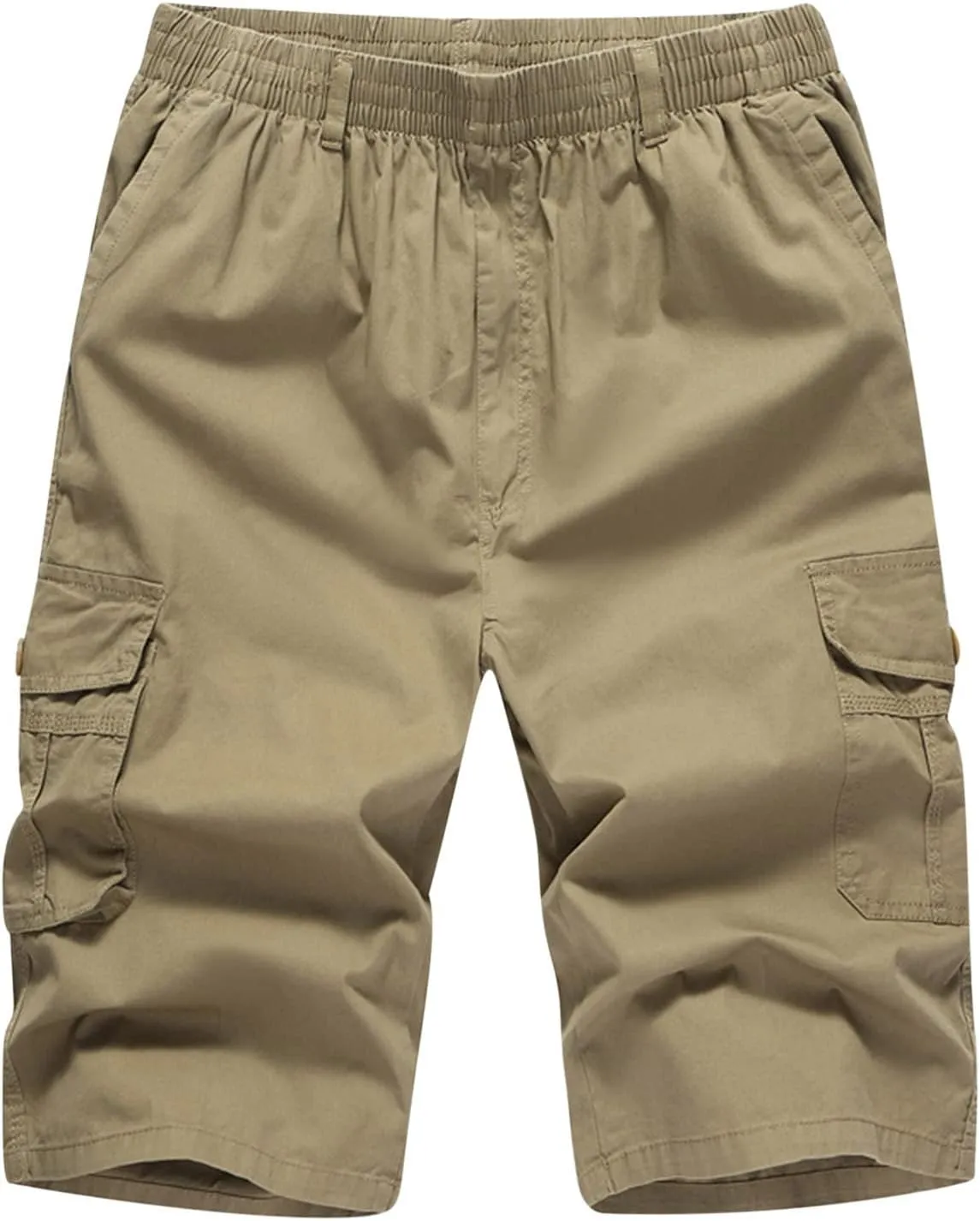 Mens Lightweight Comfy Soft Cotton Shorts Classic Fit Loose Lounge Shorts Summer Fashion Outdoor Active Work Shorts