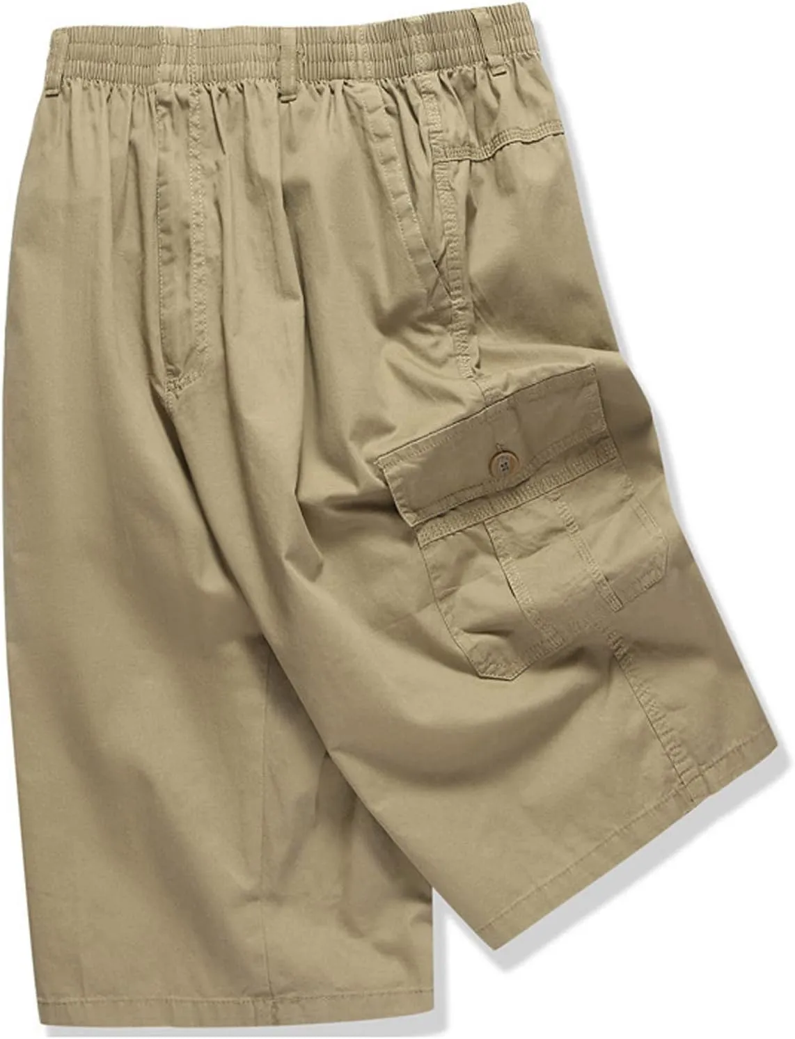 Mens Lightweight Comfy Soft Cotton Shorts Classic Fit Loose Lounge Shorts Summer Fashion Outdoor Active Work Shorts