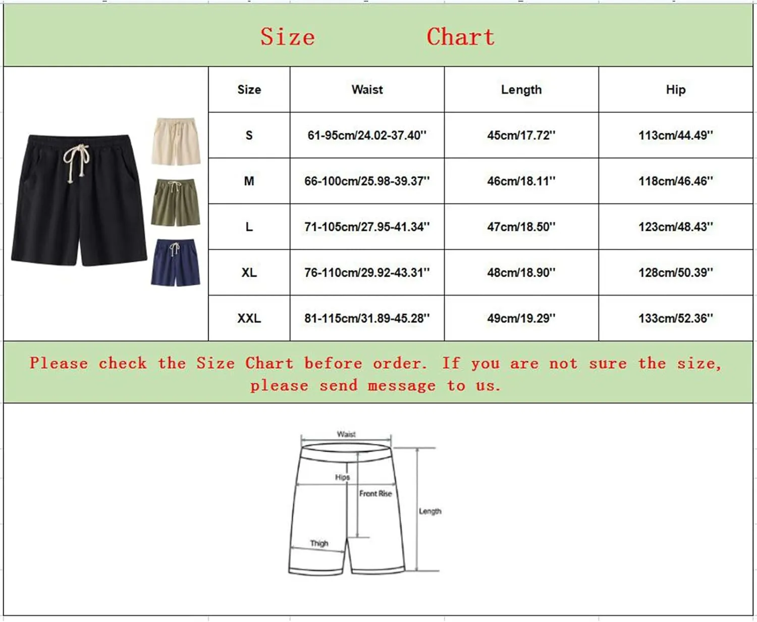 Mens Linen Shorts Slim Fit High Waisted Cotton Breathable Shorts Lightweight Plain Workout Trendy Lounge Soft Cotton Shorts