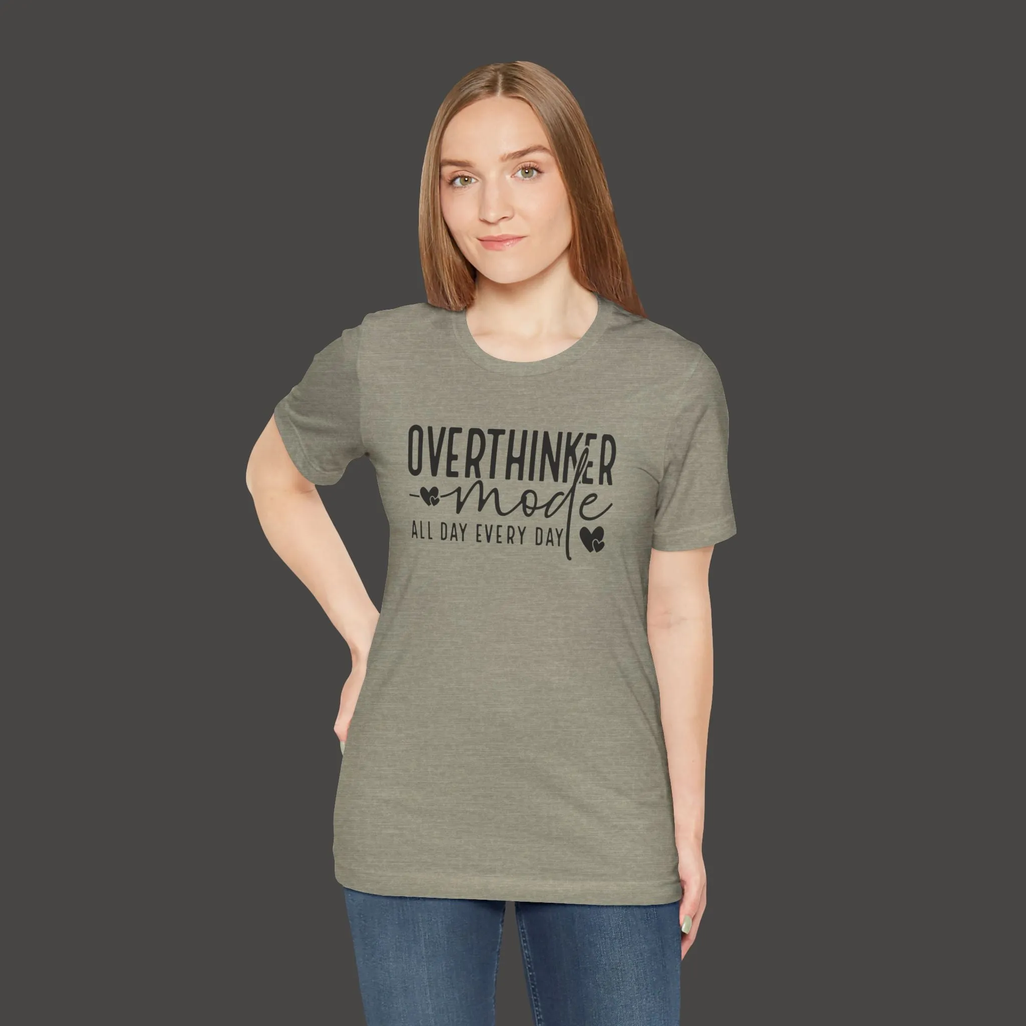 Over Thinker Mode -Mental Health Awareness Short Sleeve Tee
