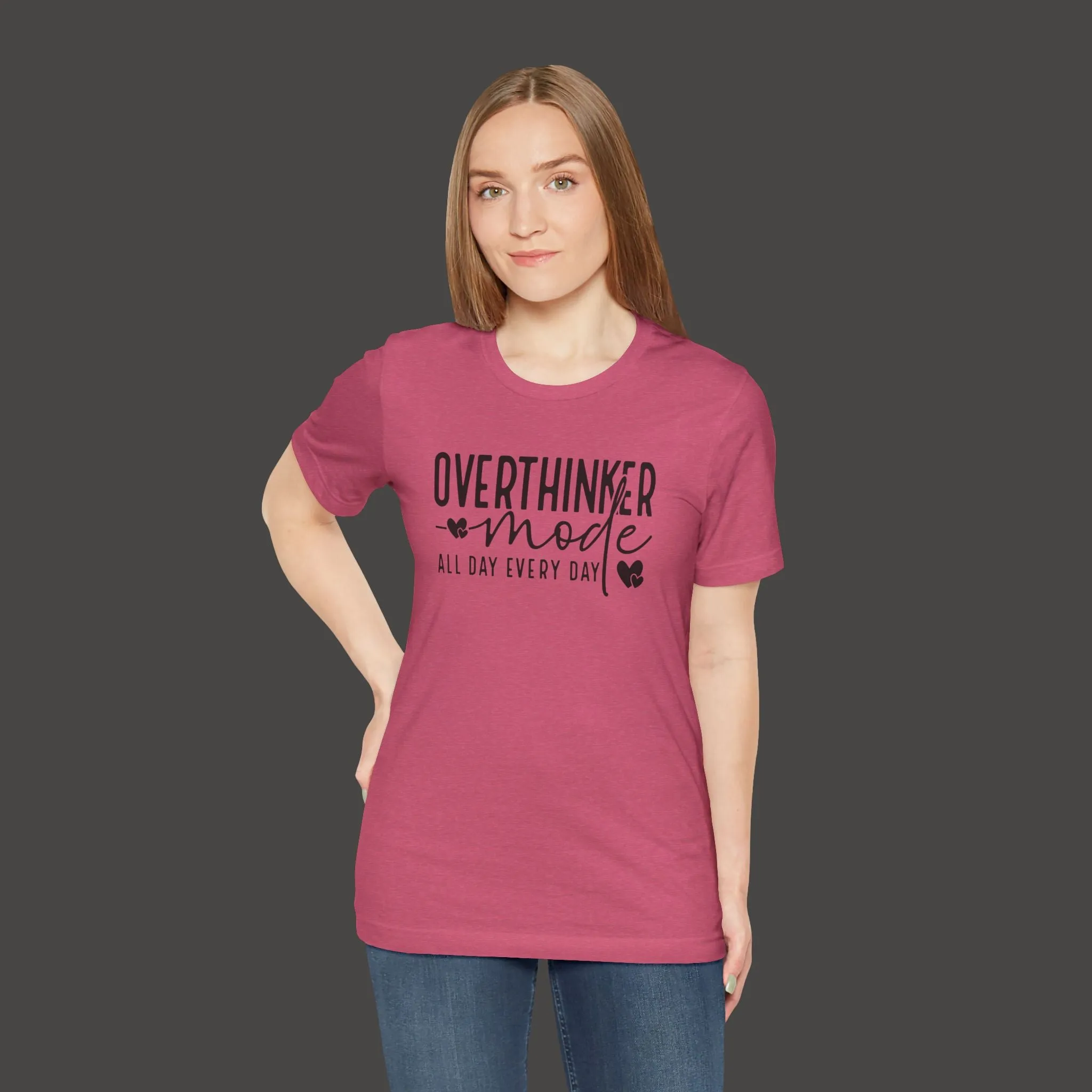 Over Thinker Mode -Mental Health Awareness Short Sleeve Tee