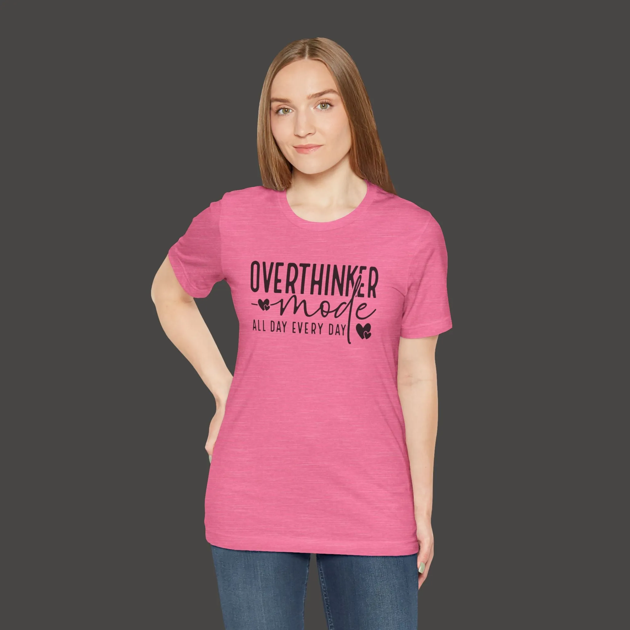 Over Thinker Mode -Mental Health Awareness Short Sleeve Tee