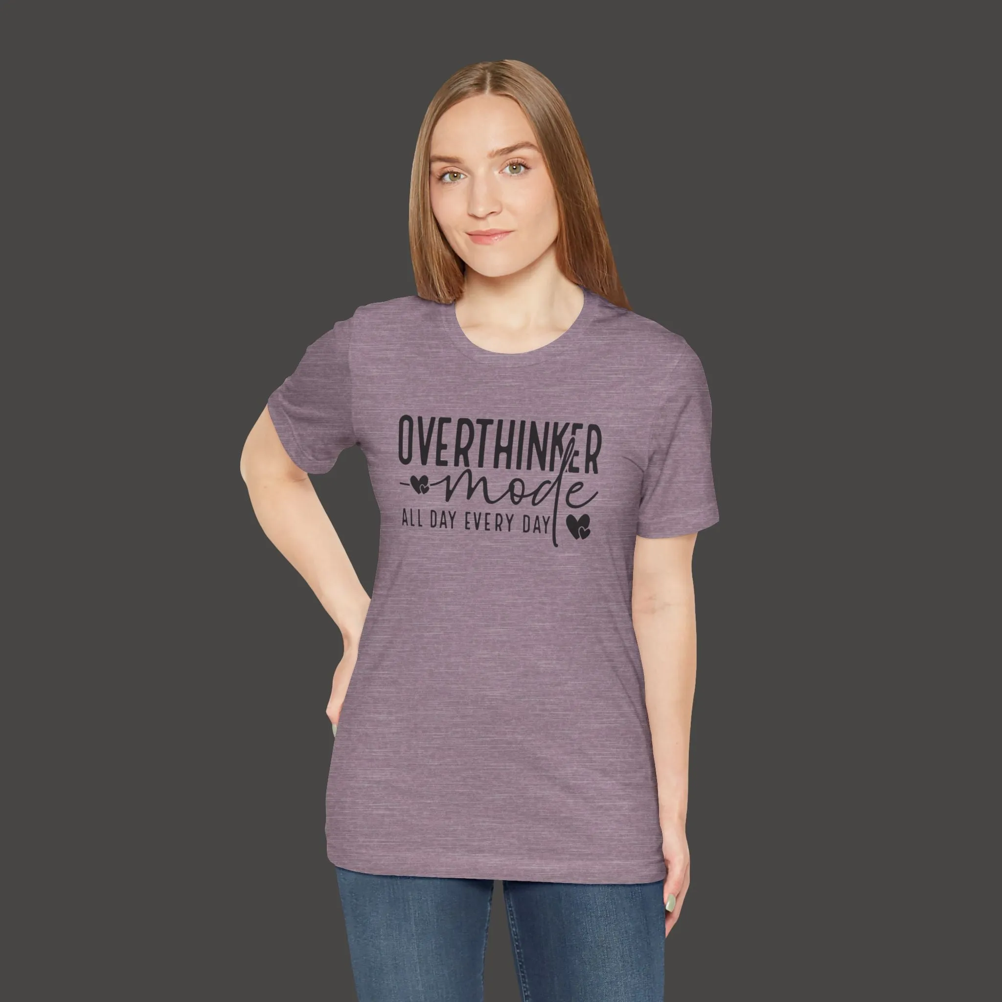 Over Thinker Mode -Mental Health Awareness Short Sleeve Tee