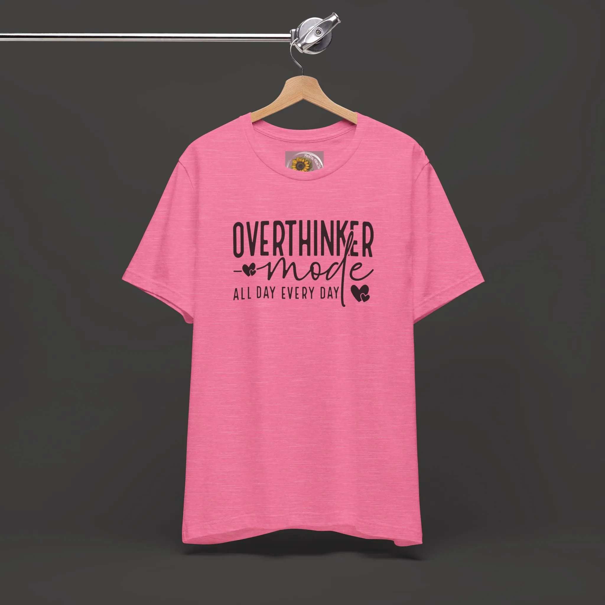Over Thinker Mode -Mental Health Awareness Short Sleeve Tee