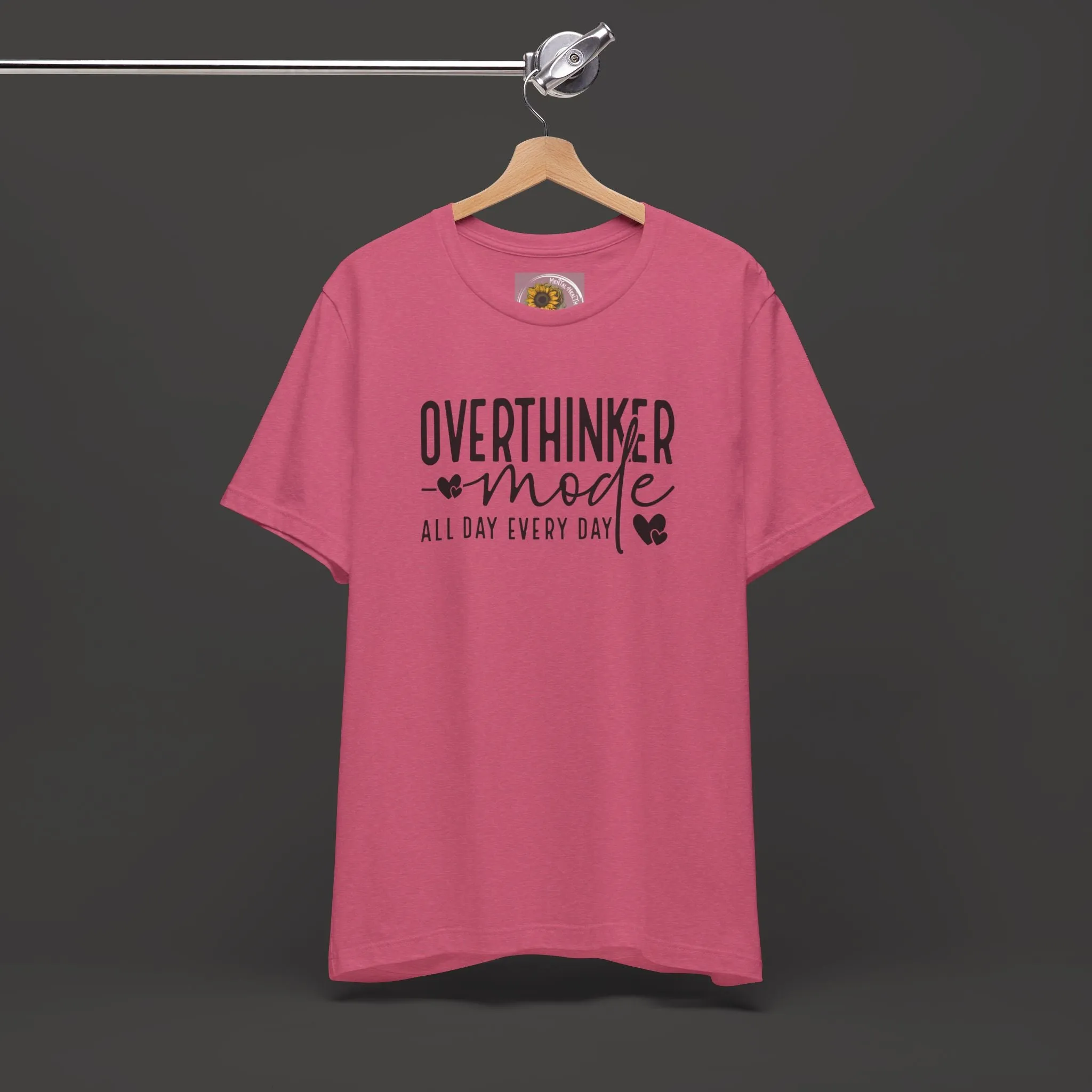 Over Thinker Mode -Mental Health Awareness Short Sleeve Tee