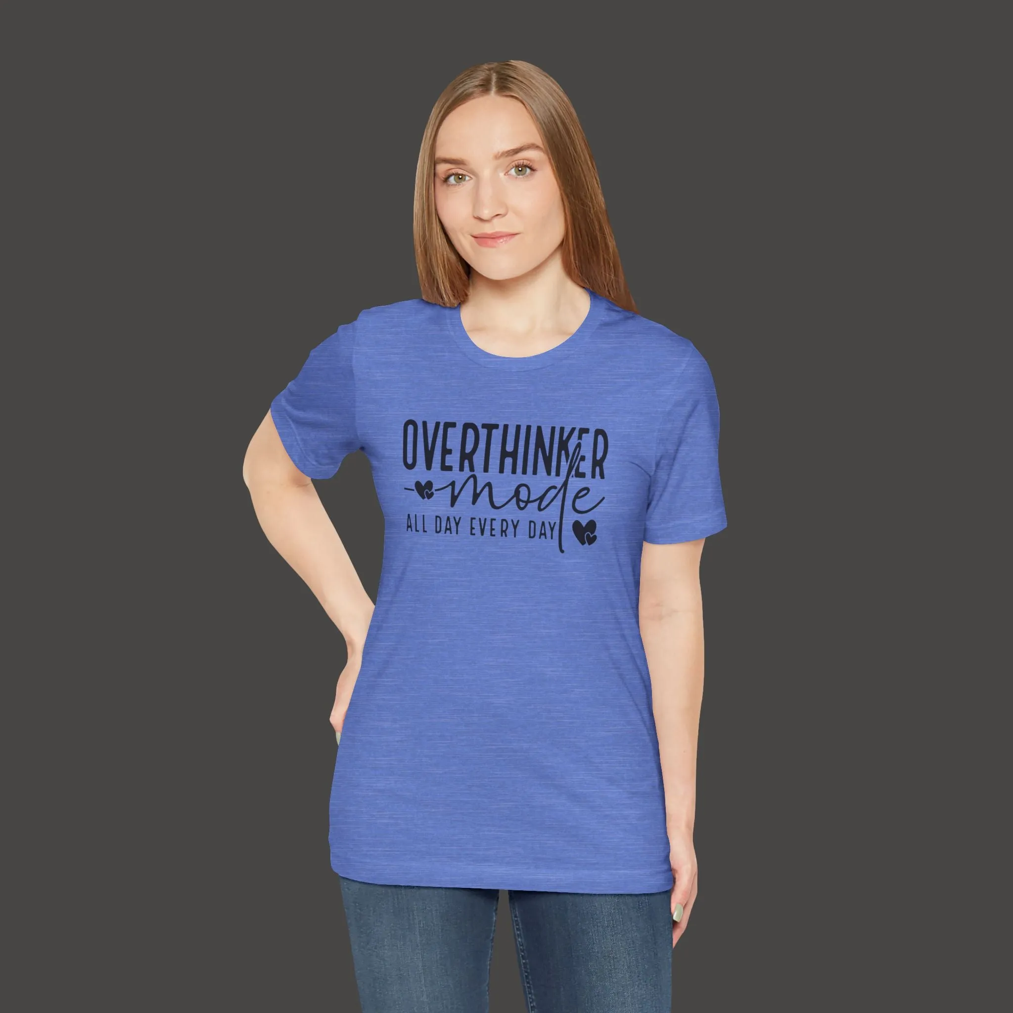 Over Thinker Mode -Mental Health Awareness Short Sleeve Tee