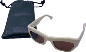 Port Tanger Ivory Square Sunglasses One Size