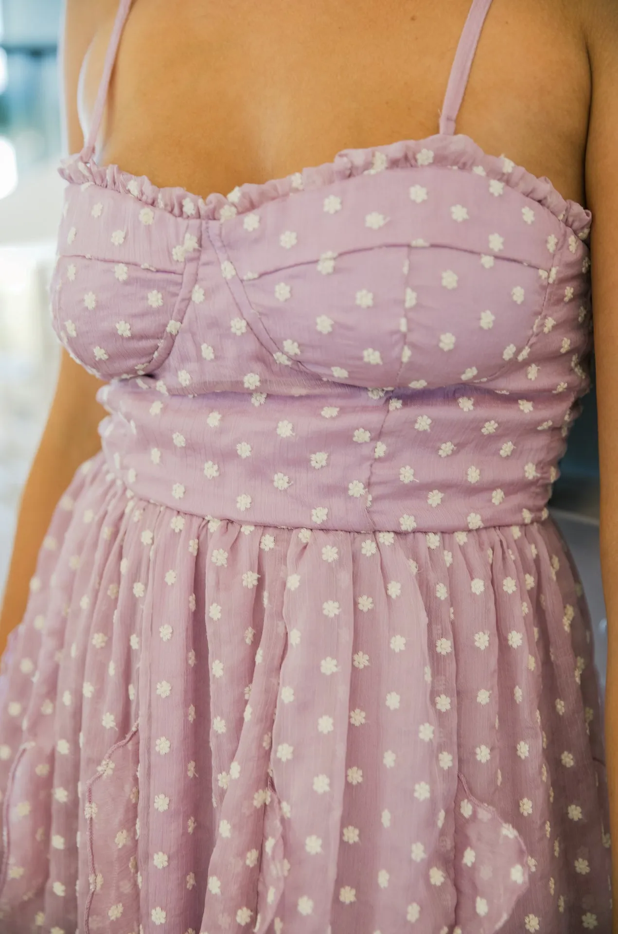 Pretty Thing Embroidered Daisies Maxi Dress