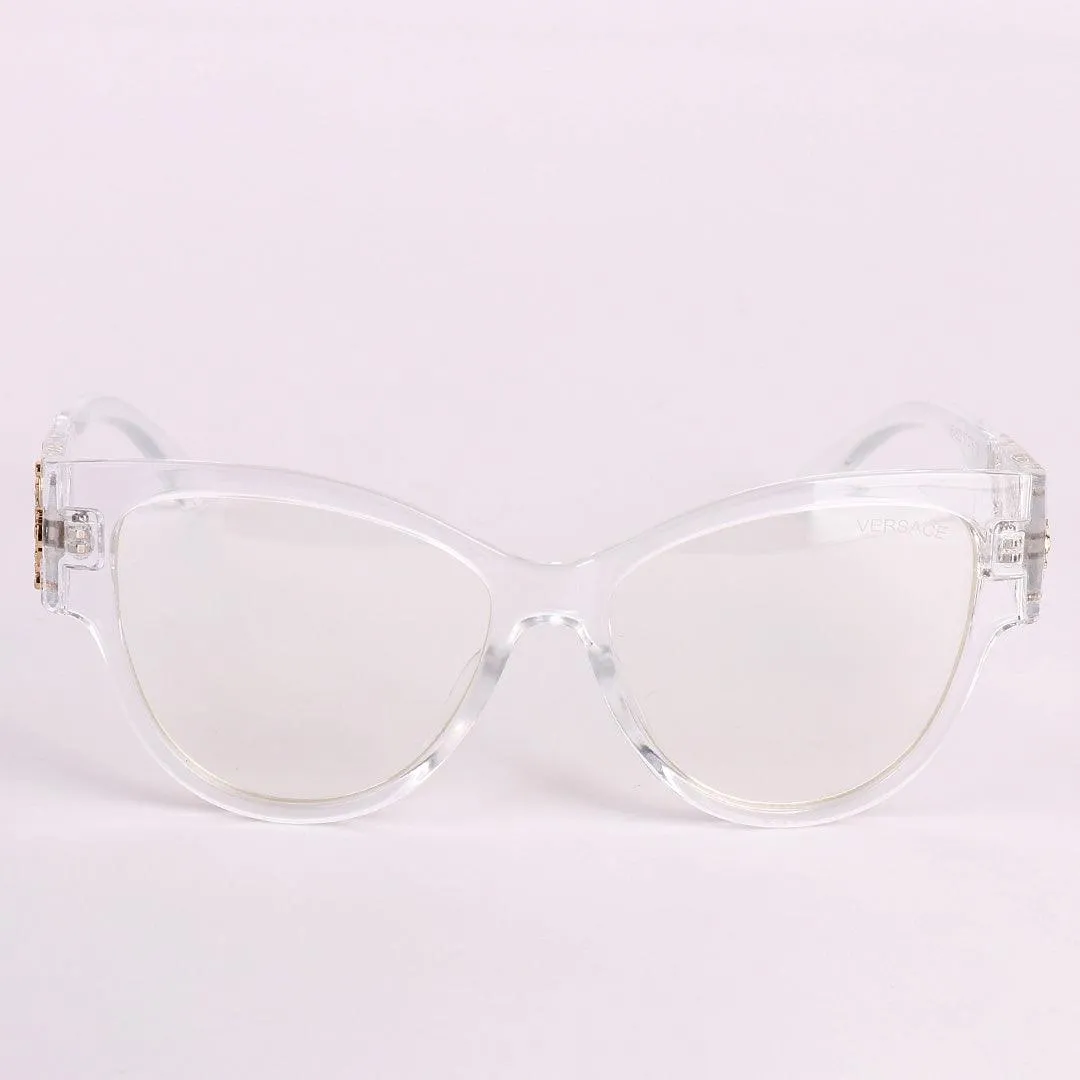 Rare Gianni Versace Medusa Crystal Transparent Glasses