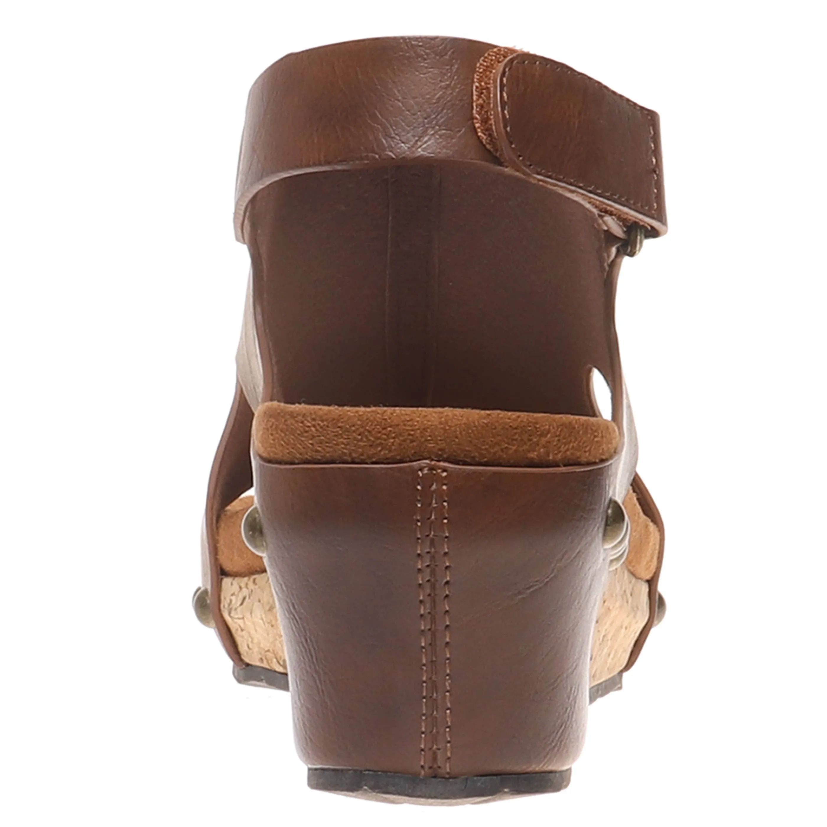 Sandals Cork Base Chantal Brown Whiskey Color