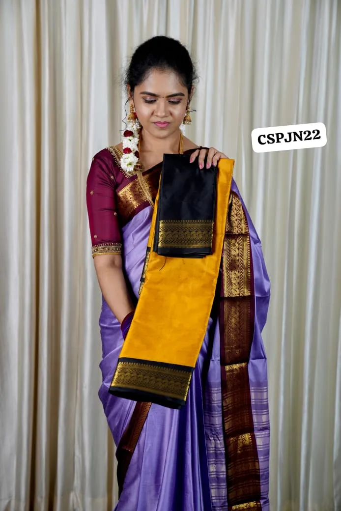 Semi silk saree prebook sold❌