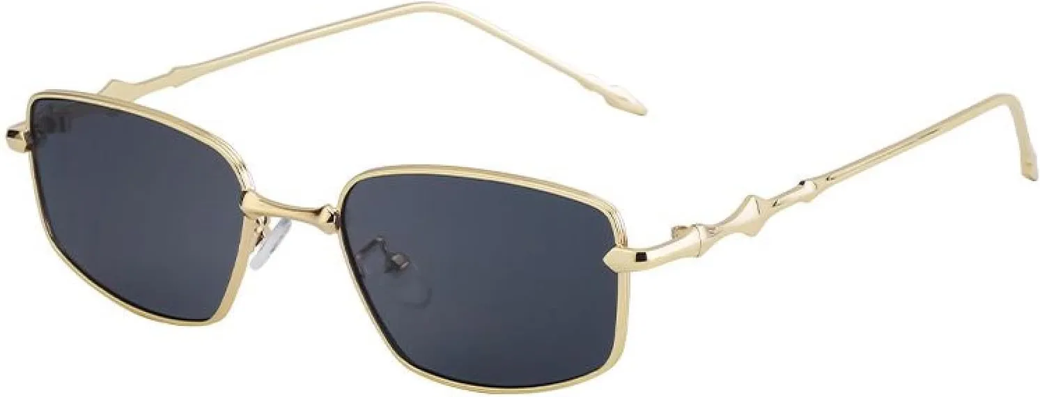 Small Frame Rectangle Sunglasses Women Men Luxury Vintage Retro Metal Glasses for Ladies Fashion Eyewear