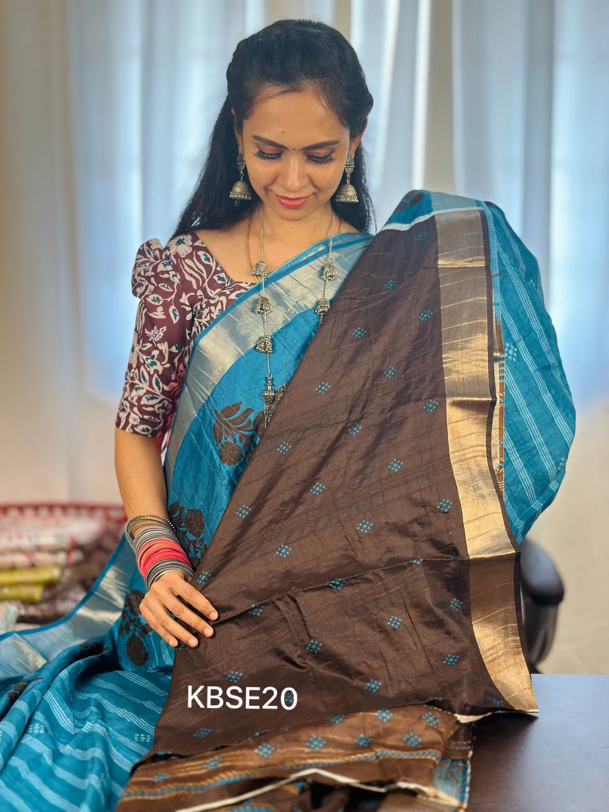 Soft cotton mix saree