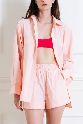 Soft Pink Oversized Shirt