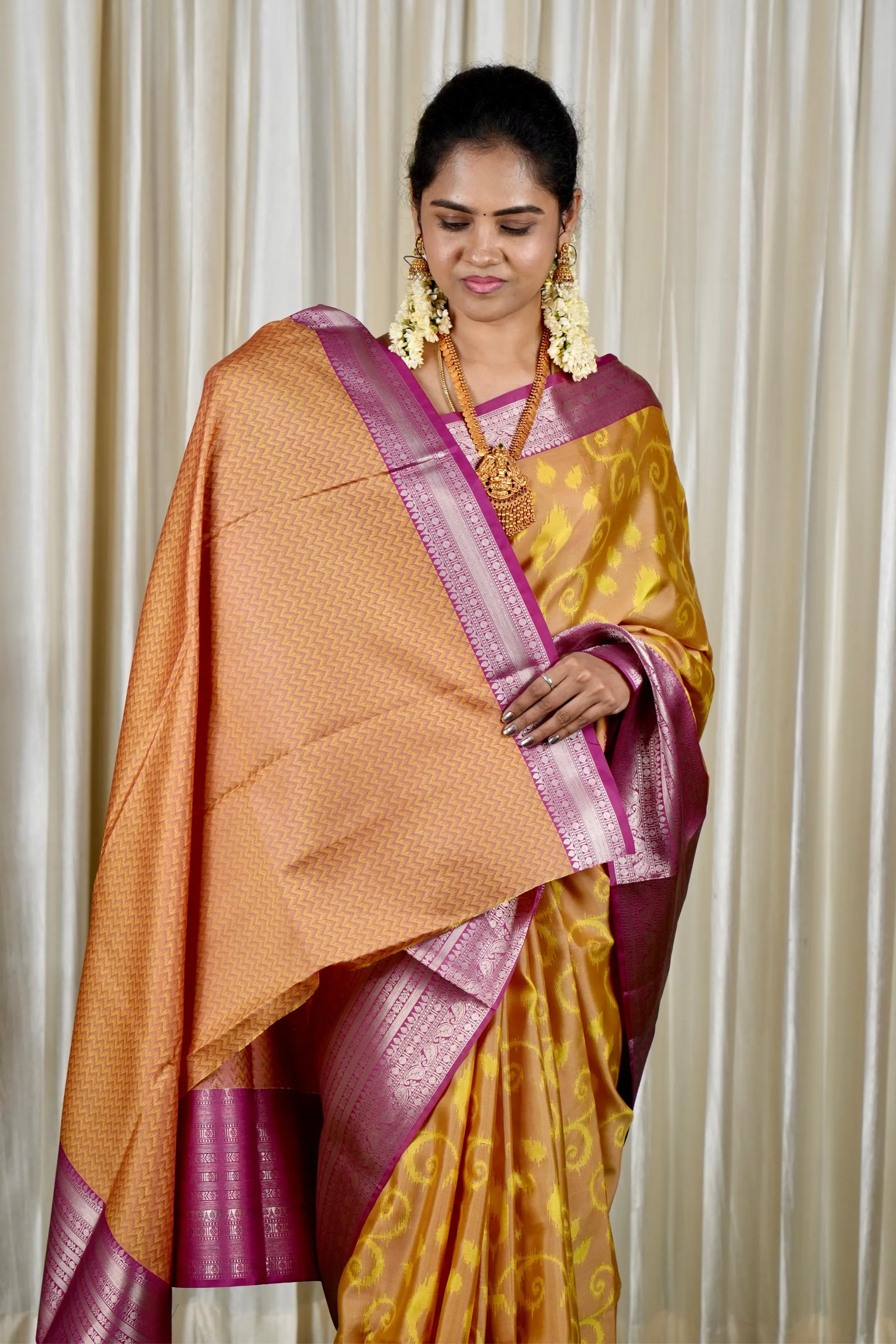 Soft silk saree sold❌