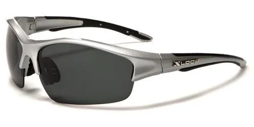 Sports Semi-Rimless Polarized Wrap Sunglasses Unisex